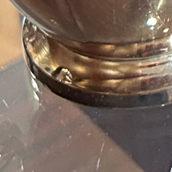 Vintage Arts Co Sugar Bowl 3" High & Creamer Silver-plated Armor SIlver Set of 2 - Picture 13 of 13